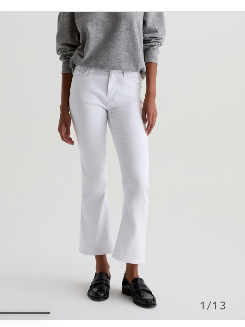 NWT AG Adriano Goldschmied Farrah Boot Crop Mid- Rise Fit Jeans- size 27